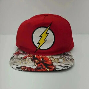 The Flash DC Comics Embroidered Youth Baseball Hat Snap-Back